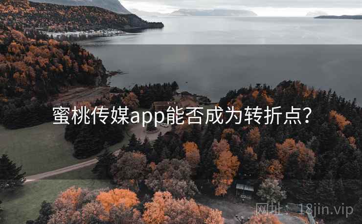 蜜桃传媒app能否成为转折点？